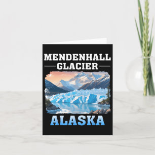 Cartão Mendenhall Glacier Alaska Outdoor Hiking Camping