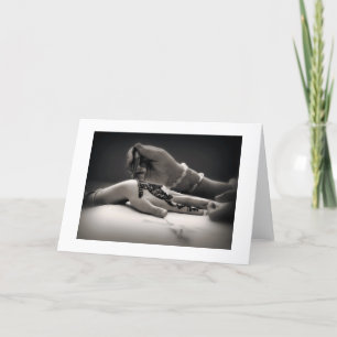 Cartão Mendhi Henna Greeting Card (with border)