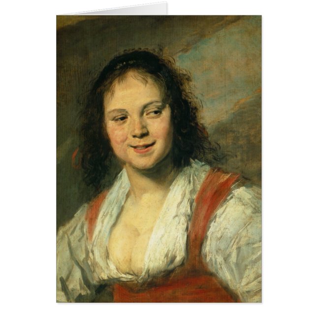 Cartão Menina aciganada (Frente)