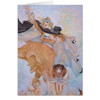 Cartão Menina bonita de WWI Nell Brinkley