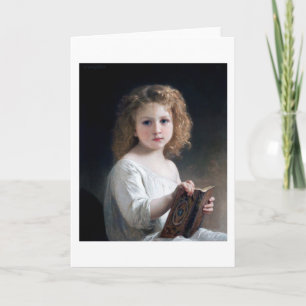 Cartão Menina, Bouguereau