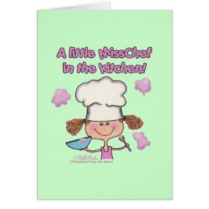 Cartão Menina Chef