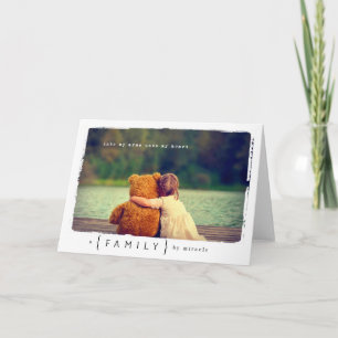 Cartão Menina de Adoção