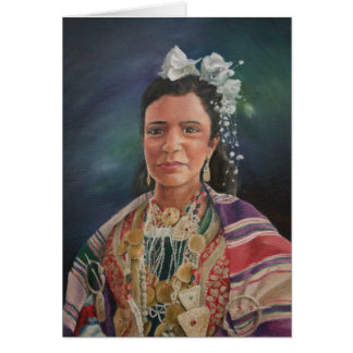 Cartão Menina do casamento, Douz