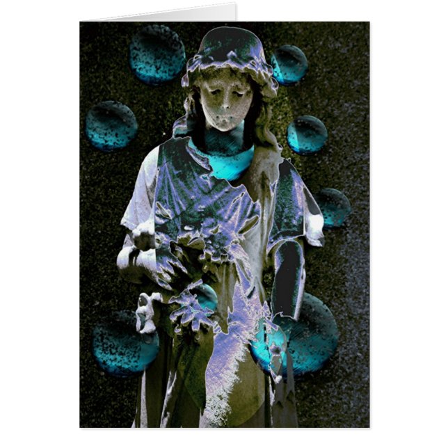 Cartão Menina do cemitério # 3 (Frente)