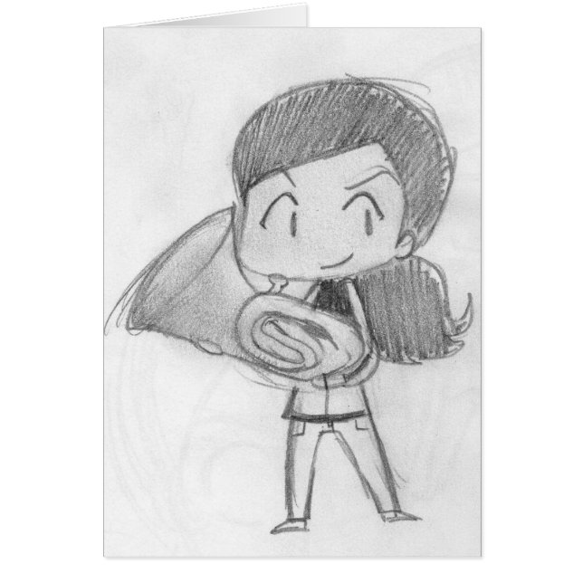 Cartão Menina do Euphonium (Frente)