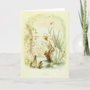 Cartão Menina do narciso