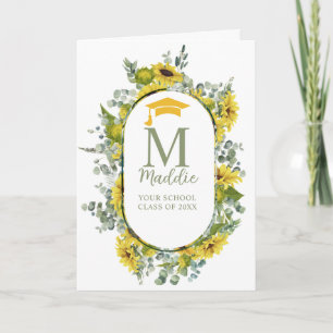 Cartão Meninas de Flor Personalizadas para Formatura