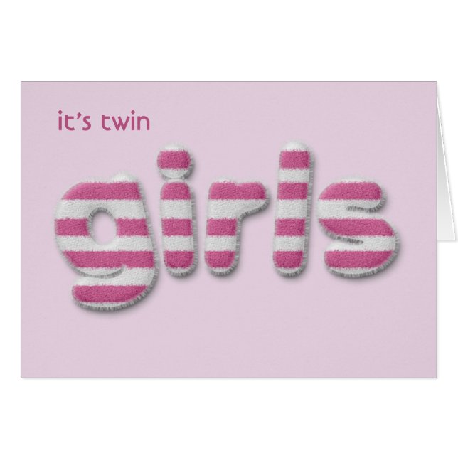 Cartão meninas fofas (Frente Horizontal)