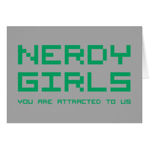 Cartão Meninas Nerdy 2