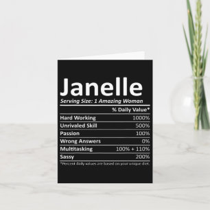 Cartão Meninas Personalizadas Mãe Diversão Fatos de Nutri