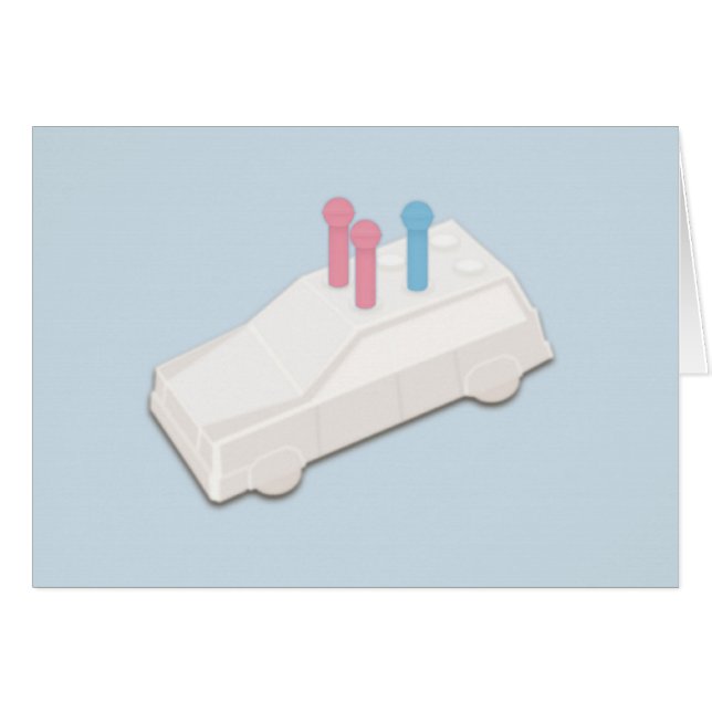 Cartão Meninas que esperam o menino (Frente horizontal)