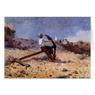 Cartão Menino com Âncora