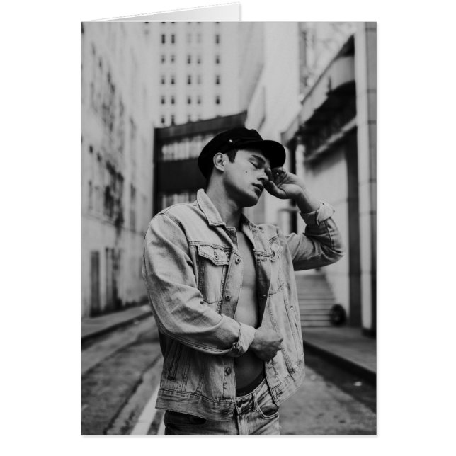 Cartão Menino de cidade (Frente)