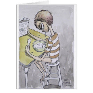 Cartão Menino do inseto