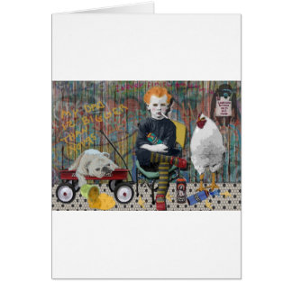 Cartão Menino dos grafites