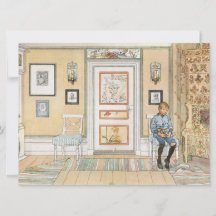 Menino sentado no canto (por Carl Larsson)