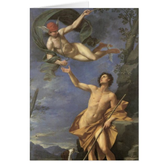 Cartão Meninos italianos barrocos (Frente)