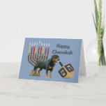 Cartão Menorah Dreidel de Rottweiler Chanukah<br><div class="desc">Recordar a família e os amigos durante a estação de Chanukah é uma maneira maravilhosa de permanecer em contacto com as pessoas que você ama e se importa aproximadamente. Eu criei estes cartões de Chanukah do cão com amor e o cuidado e eu somos certos que qualquer um que ama...</div>