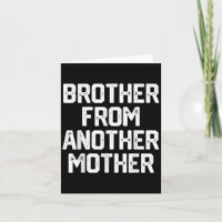 Mens Brother De Outra Mãe Engraçada Citação J