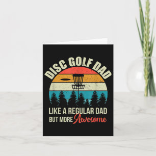 Cartão Mens Disk Golf Basket Cote Engraçado Disco Golf Pa