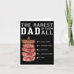 Cartão Mens Engraçado Churrasco Rarest Melhor Pai Grill B
