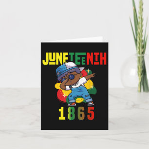 Cartão Mens Juneteth Lembrando Meus Ancestrais Para A Áfr