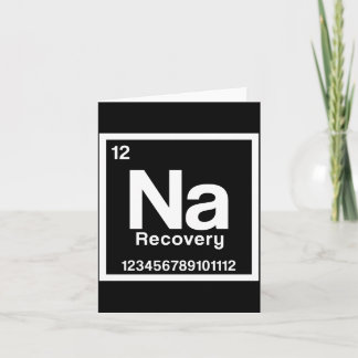 Cartão Mens na element narcotics anonymous recovery sober