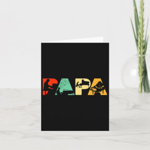 Cartão Mens Piano Pai Camisa Piano Engraçado Papá Pai&#;