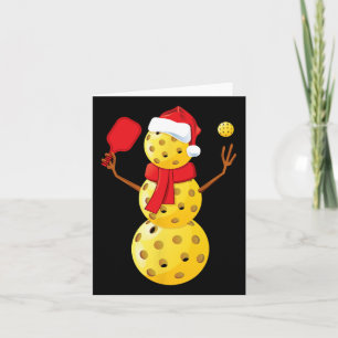 Cartão Mens Pickleball Natal Shirt Engraçado Pickleball S