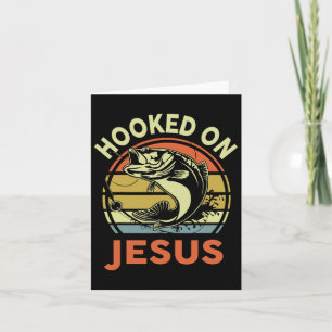 Cartão Mens Viciados Em Jesus Camiseta Cristã Engraçado