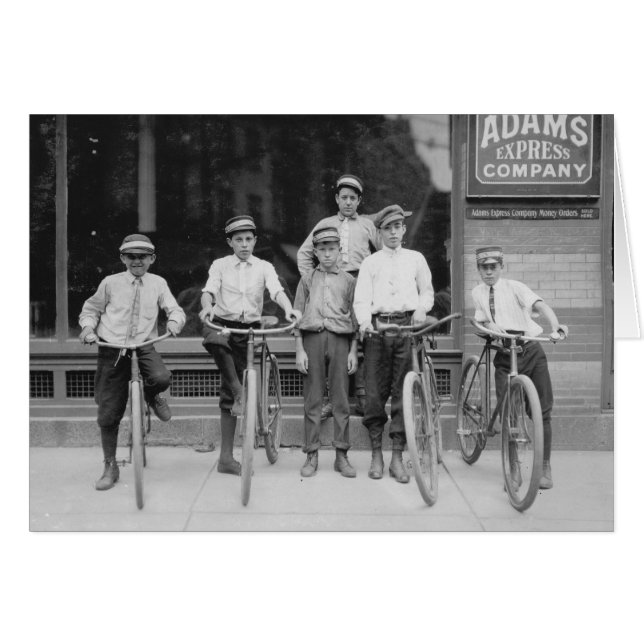 Cartão Mensageiros do Telegram, 1911 (Frente Horizontal)