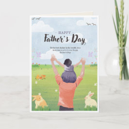 Cartão Mensagem de Amor para o Papai
