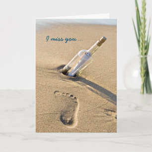 Cartão Mensagem Miss You