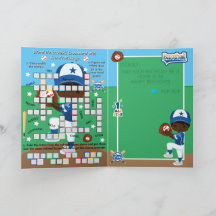 Mensagem Secreta de Beisebol para Meninos Feliz An