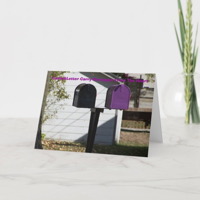 Cartão Mensagens do carregar de Cards&Letters do coração (Frente)