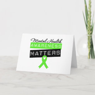 Cartão Mental Health Awareness Matters
