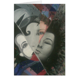 Cartão Mente acima misturada