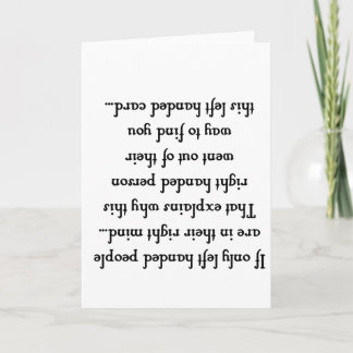 Cartão mente direita