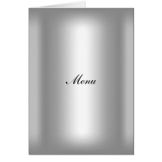 Cartão Menu de Casamento Popular