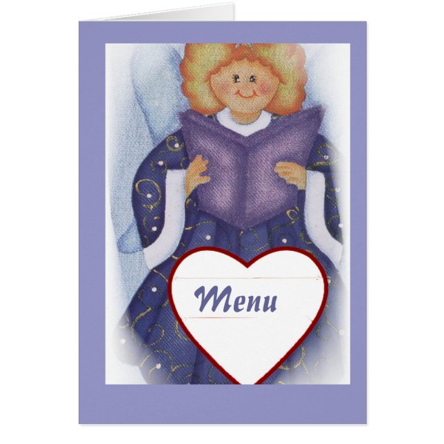 Cartão menu / ementa (Frente)