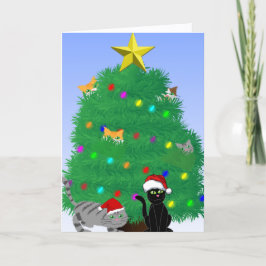 Cartão Meow-y Christmas