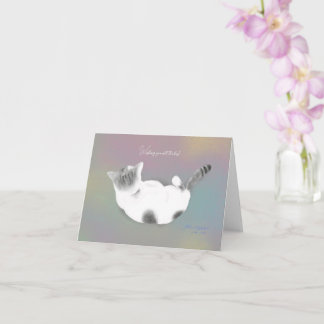 Cartão "Meowmories of Love" Folheto de saudação