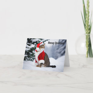 Cartão Meowy Christmas