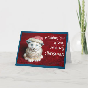 Cartão Meowy Christmas