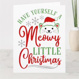 Cartão Meowy Little Christmas