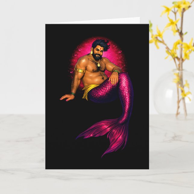Cartão Merbear Lagoon - Arjun Samudra (Flor Amarela)