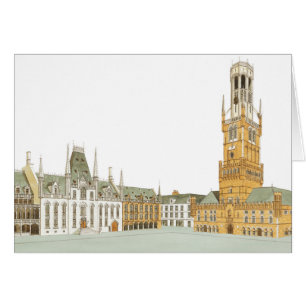 Cartão Mercado. Bruges Bélgica