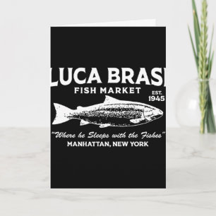 Cartão Mercado de Peixes Luca Brasi O Padrinho Est 1945 P