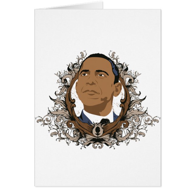 Cartão Mercadoria de Barack Obama (Frente)